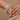 Model wearing white American diamond bangles on her wrist