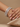 Model wearing white American diamond bangles on her wrist