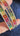 Video of the rainbow multicolor crystal bangles with soft background music