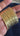 Video of the gold textured metal bangle stack with soft background music